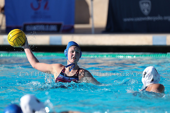 USA Water Polo: Girl's Olympic Development Program Championships: Youth Gold: PAC Red vs CST Red