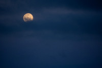 Moonset over San Francisco