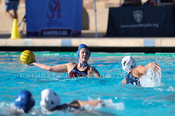 USA Water Polo: Girl's Olympic Development Program Championships: Youth Gold: PAC Red vs CST Red