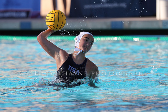 USA Water Polo: Girl's Olympic Development Program Championships: Youth Gold: PAC Red vs CST Red
