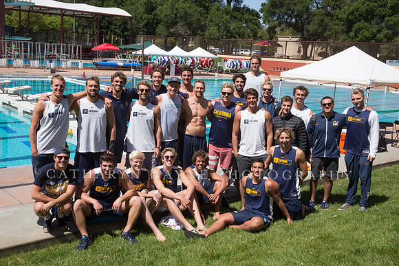 Cal Team Picture at Stanford Spring Invitational Men's Water Pol