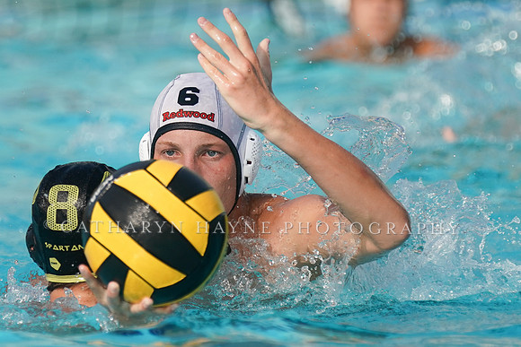 High School Water Polo: Redwood High School Varsity vs Mountain View High School Varsity