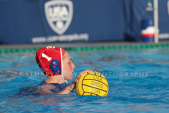 USA Water Polo Women's Senior National Team : USA vs Greece