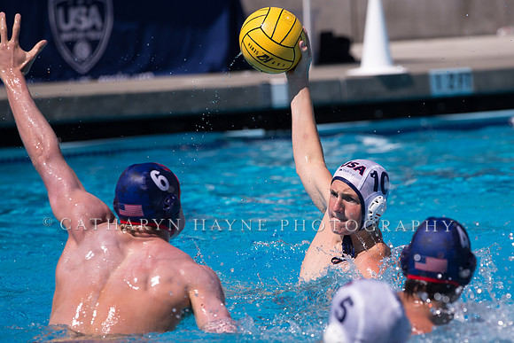 USA Collegiate vs USA Academy at USA Water Polo National League