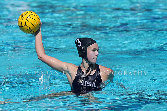 USA Water Polo: Girl's Olympic Development Program Championships: All Star Gold: South vs West