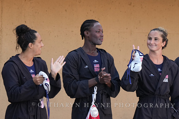 Maggie Steffens, Ashleigh Johnson, Maddie Musselman