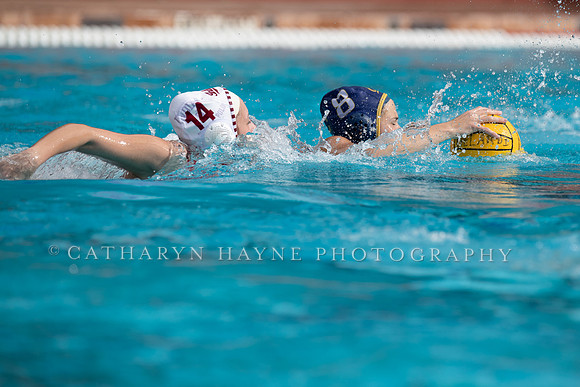 Collegiate Women's Water Polo: Stanford Invitational: California Golden Bears vs Indiana University Hoosiers