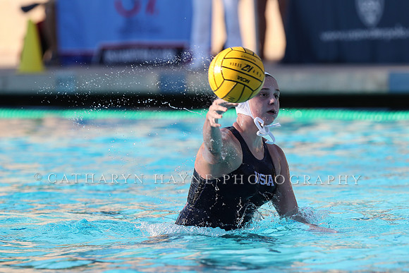 USA Water Polo: Girl's Olympic Development Program Championships: Youth Gold: PAC Red vs CST Red